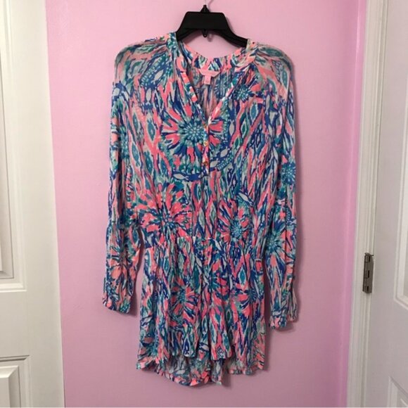 Lilly Pulitzer sample “shake it up” romper size small - Picture 1 of 4